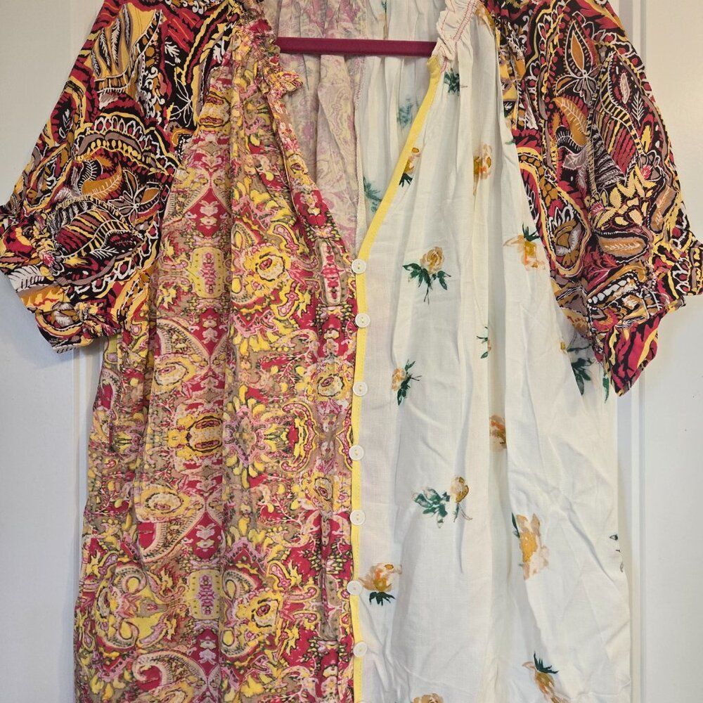 Multi color blouse size XXL, new and unused
